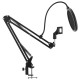 Microphone Stand Cantilever Bracket Base Recording Wheat Windshield Mic Mount