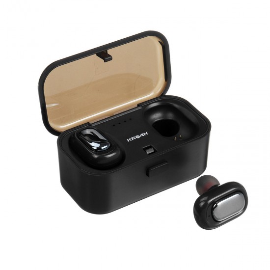 Mini TWS True Wireless bluetooth Earphone HiFi Stereo Noise Cancelling Waterproof Headphone with 800mAh Charging Box