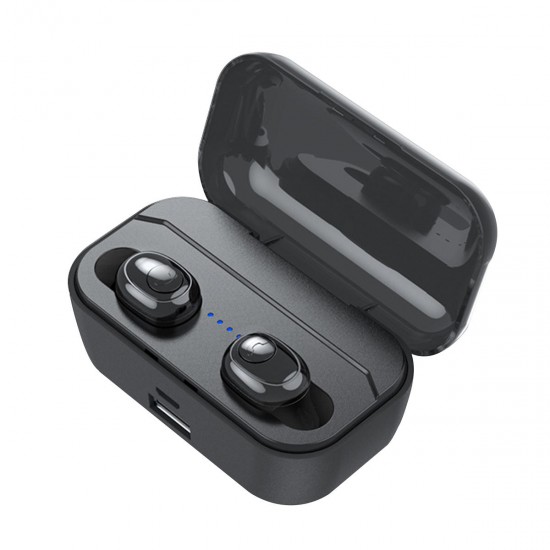 Mini bluetooth 5.0 Earbuds Light Display TWS Wireless Stereo Earphone Auto Pairing HiFi Waterproof With Power Bank