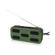 NR-3018FM Outdoor Wireless Speaker Wireless bluetooth Speaker FM Radio Hands Calling USB Flash Drive TF Card AUX Input TWS Connection.