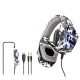 GT87 Wired Gaming Headset E-Sports with Microphone LED Stereo Surround HiFi Headphone for PC Laptop Gamer