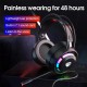 PSH-300 Gaming Headset 7.1 Surround Sound With RGB Light Noise Cancelling Mic Gaming Headphone Wired Headset