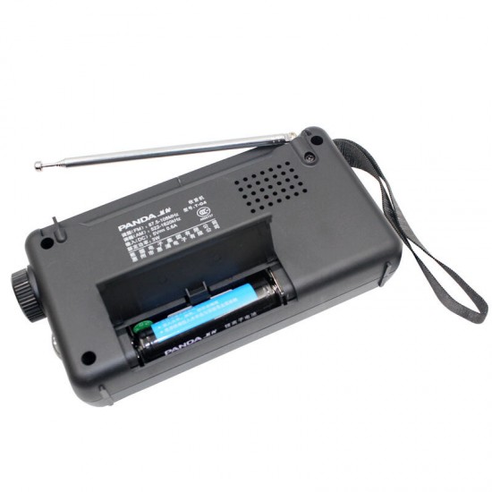 Panda T-04 FM AM Two Band Radio Semiconductor Portable Radio Support TF Card MP3 Player