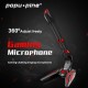 ZK Computer Gaming 360 Sound Collection Microphone USB 3.5mm Studio Speech Microphone Omnidirectional Wired for PC Desktop Recording Chatting