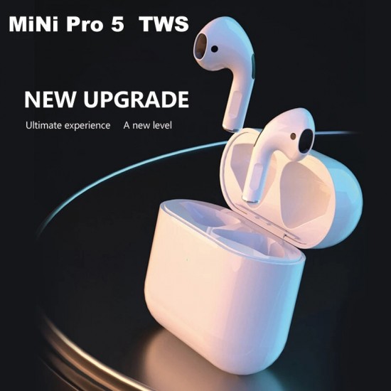 Pro5 Mini TWS 5.0 bluetooth Headset Gaming Headset Wireless Earbuds Waterproof Hands-Free Calling In-Ear Business Headset