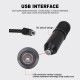Professional Intelligent Noise Reduction USB Condenser Microphone with Shock Mount