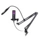 Professional LED RGB USB Condenser Microphone Stand Set For Computer Laptop