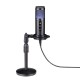 Professional LED RGB USB Condenser Microphone Stand Set For Computer Laptop