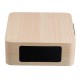 Q1A Portable Wooden Wireless bluetooth Speaker Double Drivers Stereo Light Speaker