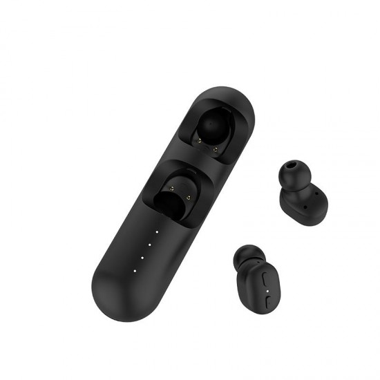 T1 Mini TWS bluetooth 5.0 Earphone HiFi Stereo Bilateral Calls Voice Prompt Headphone with Charging Box from Eco-System