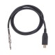 US48S USB To 6.35mm Electric Guitar Bass Cable Single Track PC Instrument Cable Audio Adapter Converter USB Guitar Cable 2/3m