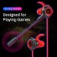 F36 Wired Earphone Super Bass Stereo Dynamic Headphones 3.5mm Gaming Sports In-Ear Headset with Detachable Mic