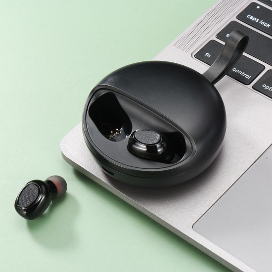 TWS Digital Display bluetooth 5.0 In-ear Earphone Headphone Sport Wireless Stereo Waterproof Earbuds with Spin Charging Box