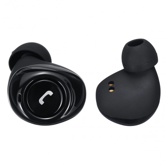 TWS True Wireless bluetooth 5.0 Earphone Mini Portable HiFi Stereo IPX5 Waterproof Bilateral Calls Headphone with Charging Box