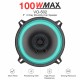 VO-502 5inch 2-Way Mounting Car Speaker 100W Car Stereo Speaker HiFi Audio Vehicle Coaxial Speaker Auto Audio Loudspeaker