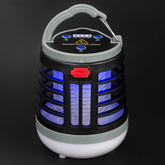 W881 Portable bluetooth Speaker Waterproof LED Camping Lantern Light lectric Shock Anti Mosquito Insert Trap Lamp