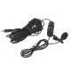 WS-M1 3.5mm Audio Video Record Lavalier Lapel Microphone Omnidirectional Condenser Clip On Mic for Smartphone Vlog Camera