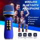 Wireless bluetooth Microphone FM Radio Audio Integrated Condenser Microphone