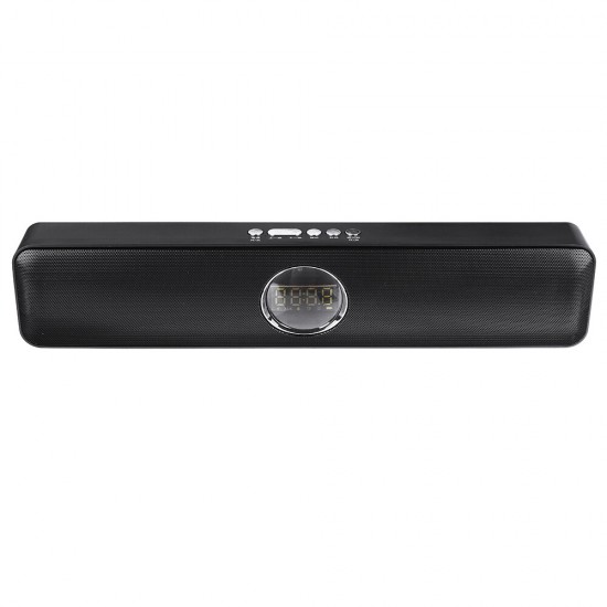 Wireless bluetooth Speaker TF Card UFD Bluetooth AUX Mmode Large Capacity Battery USB Powered 3.5mm Audio Computer Speaker Soundbar Loudspeaker - Black