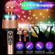 Wirelss bluetooth Microphone DSP Noise Reduction Karaoke Mic Recorder HIFI Stereo Speaker Portable Handheld Singing Player for KTV Party