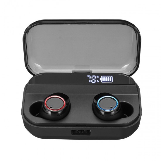 X11 TWS Wireless bluetooth 5.0 Earphone HiFi Dual Digital Display IPX7 Waterproof 4000mAh Headphone with Mic