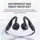 X14 True Bone Conduction Earphone bluetooth V5.0 High-fidelity Surround Sound 360° Flexible 200mAh Battery IPX6 Waterproof 28g Sport Earhooks Headset