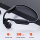 X14 True Bone Conduction Earphone bluetooth V5.0 High-fidelity Surround Sound 360° Flexible 200mAh Battery IPX6 Waterproof 28g Sport Earhooks Headset