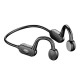 X6 True Bone Conduction Earphone bluetooth 5.3 HiFi Stereo Surround Sound HD Calls Intelligent Noise Cancelling 360° Flexible Waterproof LED Digital Display Graphene Battery 15g Sports Earhooks Earphone