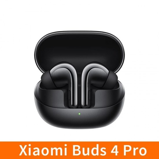 Buds 4 Pro TWS bluetooth 5.3 Earphone Hifi Stereo AAC LHDC SBC HD Audio Dynamic Noise Reduction 565mAh Big Battery Capacity IP54 Waterproof Sports Headphone