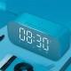 S5 Mini Wireless bluetooth Speaker Dual Alarm Clock LED Display Mirror TF Card Subwoofer with Mic