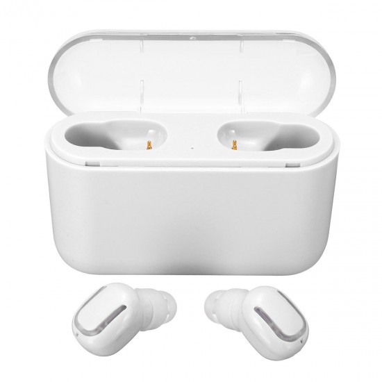 [bluetooth 5.0] Earphone CVC6.0 Noise Cancelling 2200mAh Power Bank IPX5 Waterproof Headphone with Mic