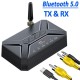 bluetooth V5.0 Transmitter Type-C USB Adapter Cable Receiver Low Latency Low Latency Audio Adapter for PC PS Switch Headset Speaker