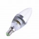 3W RGB+CW+WW Aluminium Candle Like Bulb E27 B22 Base AC85-265V Remote Control