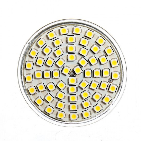 B22 4.5W 240LM Warm White 60 SMD 3528 LED Spotlightt Bulb 220-240V