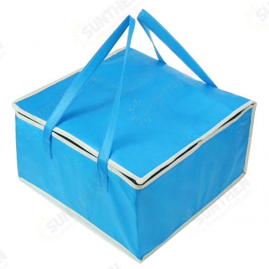 12inch Picnic Bag Food Insulated Bag Camping BBQ Lunch Bag Portable Pizza Food Pizza Delivery Bag