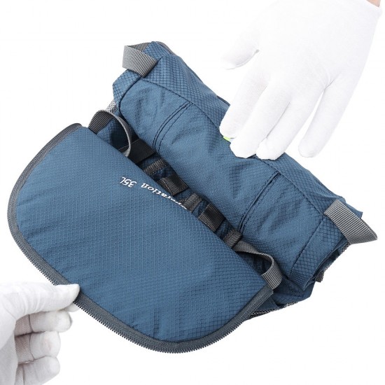 35L Folding Backpack Waterproof Handbag Ultralight 350g With Reflective Strip