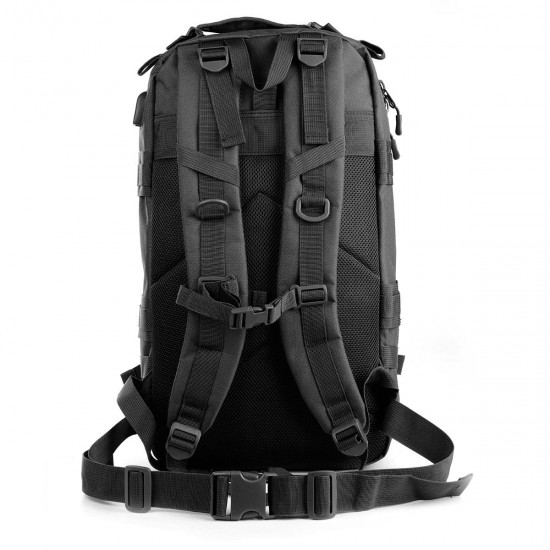 36L Outdoor Military Tactical Laptop USB Backpack Waterproof 900D Oxford Rucksack Camping Hiking