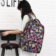 38L 6 Wheels Removable Luggage Trolley Backpack Rucksack Student School Bag Outdoor Travel