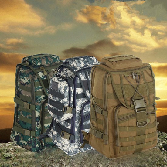 40L Tactical Camping Hiking Traveling Mountaineering Backpack