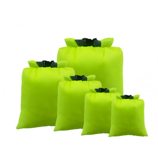 5PCS Waterproof Drifting Storage Bag Multi-Function Upstream Waterproof Bag Kayak Drying Bag 1.5/2.5/3.5/4.5/6L