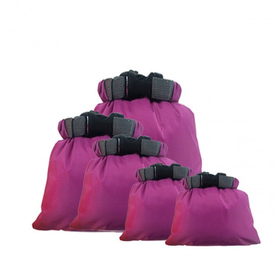 5PCS Waterproof Drifting Storage Bag Multi-Function Upstream Waterproof Bag Kayak Drying Bag 1.5/2.5/3.5/4.5/6L