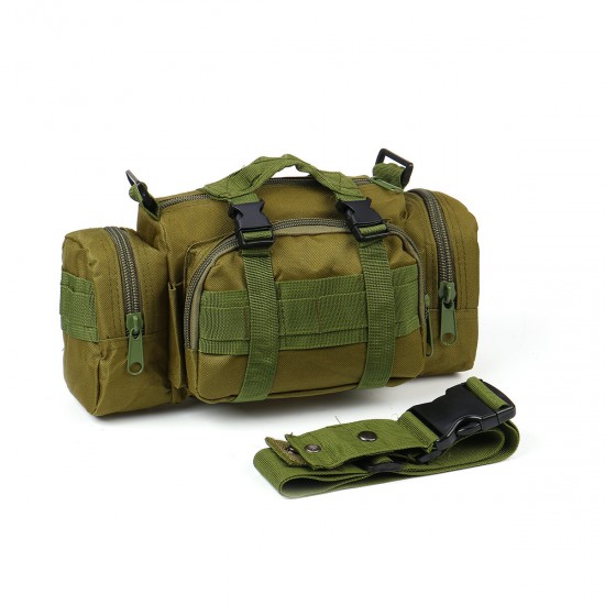 600D Oxford Cloth Waist Bag Waterproof Tactical Pouch Shoulder Bag Handbag Outdoor Camping Hunting