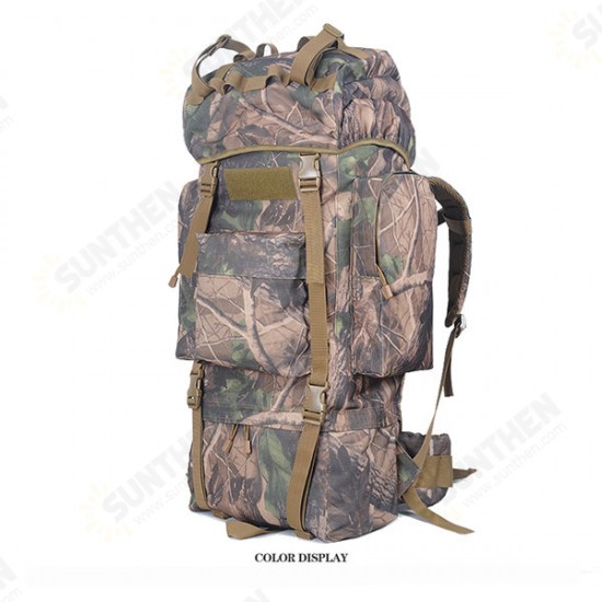 65L Tactical Trekking Backpack Rucksack Camo Shoulder Bag For Camping Hiking