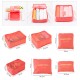 6Pcs Waterproof Clothes Storage Bag Outdoor Travel Bag Luggage Bag Packing Bag