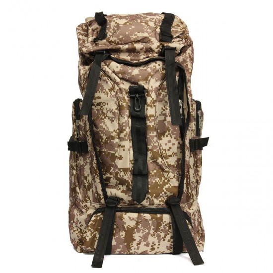 80L Outdoor Tactical Bag Climbing Backpack Waterproof Sports Travel Hiking Camping Rucksack