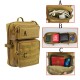 8inch 3P Molle Tactical Outdoor Sports Waist Bag Accessory Kit with Shoulder Strap Mini Phone Pockets Molle Module Package