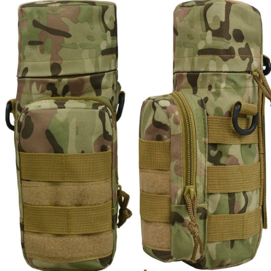 BL051 5.2L Water Bottle Bag Waterproof Oxford Fabric Bag Military Tactical Molle Waist Bag Utility Pouch Emergency Pocket Bag