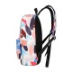 Canvas Backpack School Bag Camping Travel Bag Waterproof Graffiti 14 Inch Laptop Bag Shoulder Pack