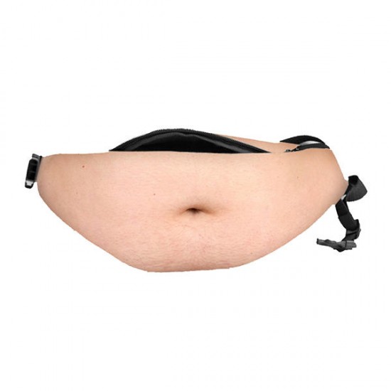 Casual Bod Phone Waist Bag Flesh Colored Fat Belly Fanny Pack