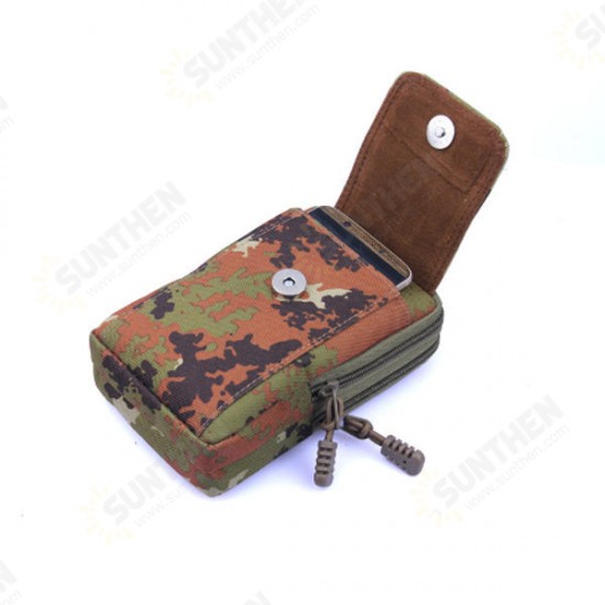 Couple Tactical Bag Camouflage Waist Bag Phone Bag Camping Hiking Hunting Pocket